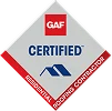 GAF Certified Roofing Contractor badge